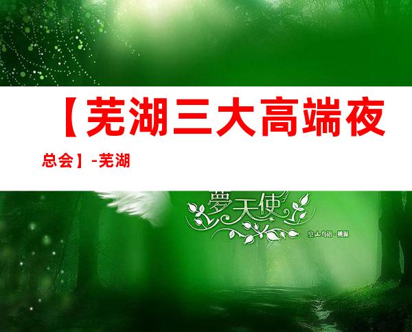 【芜湖三大高端夜总会】-芜湖好玩夜总会预订包厢定位