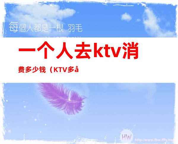 一个人去ktv消费多少钱(KTV多少钱一个人)