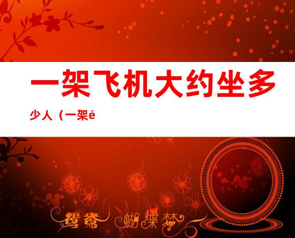 一架飞机大约坐多少人（一架飞机乘坐多少人）
