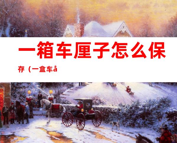 一箱车厘子怎么保存(一盒车厘子怎么保存)