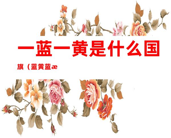 一蓝一黄是什么国旗（蓝黄蓝是什么国旗）