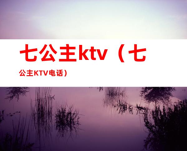 七公主ktv(七公主KTV电话)