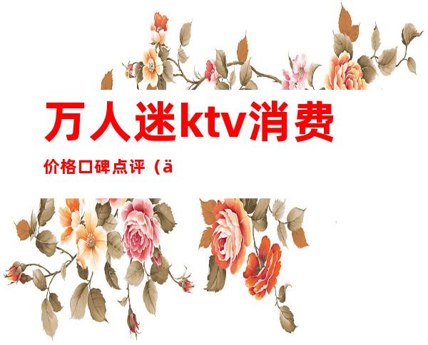 万人迷ktv消费价格口碑点评(万达迷你ktv)