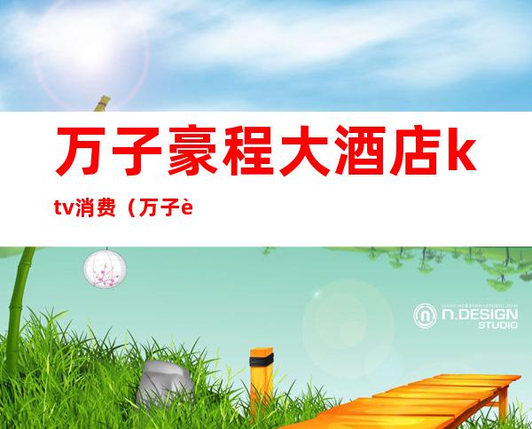 万子豪程大酒店ktv消费(万子豪程大酒店ktv消费多少)