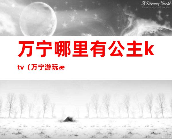 万宁哪里有公主ktv(万宁游玩攻略)
