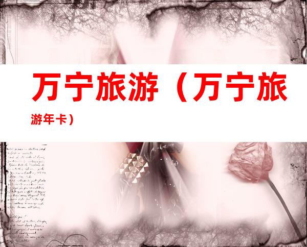万宁旅游(万宁旅游年卡)