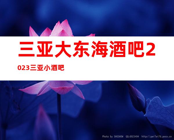 三亚大东海酒吧2023三亚小酒吧更好的酒吧预定