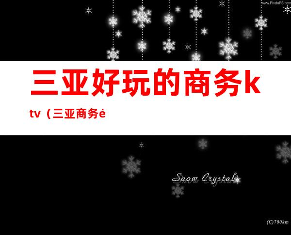 三亚好玩的商务ktv(三亚商务酒店推荐)