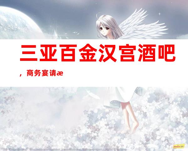 三亚百金汉宫酒吧,商务宴请招待客户的好地方