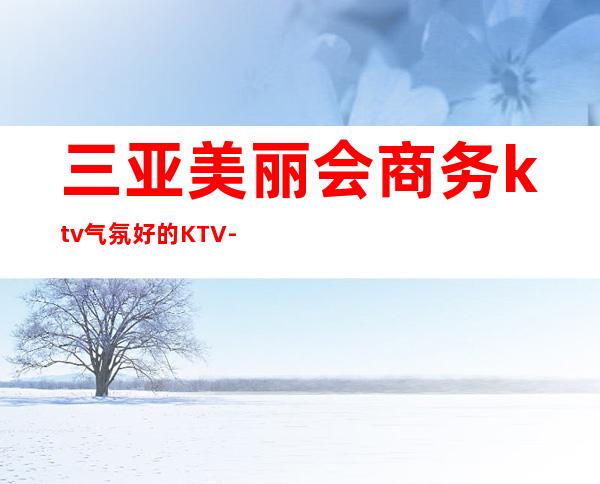 三亚美丽会商务ktv气氛好的KTV-三亚口碑人气高的ktv – 三亚吉阳/田独商务KTV