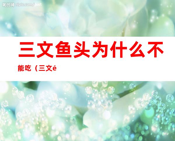 三文鱼头为什么不能吃(三文鱼头吃了的害处)