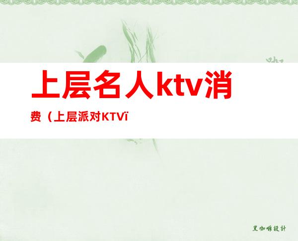 上层名人ktv消费（上层派对KTV）