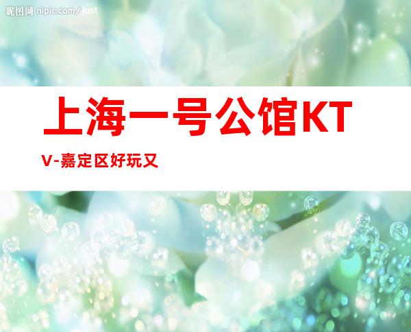 上海一号公馆KTV-嘉定区好玩又更高的商务会所