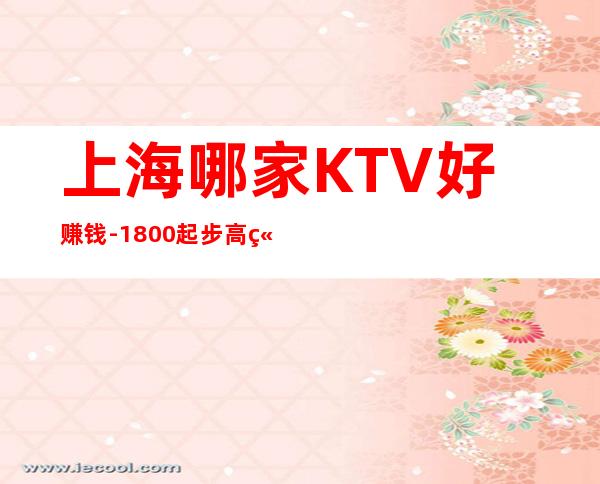 上海哪家KTV好赚钱-1800起步高端KTV-成功源于加入我们