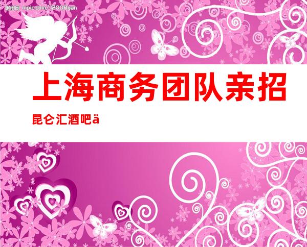 上海商务团队亲招昆仑汇酒吧保证上班起来一个上一个