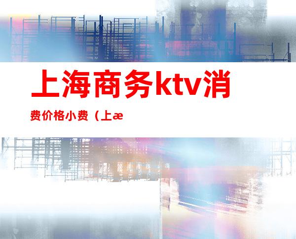 上海商务ktv消费价格小费（上海商务ktv消费一般多少）