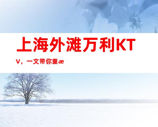 上海外滩万利KTV,一文带你重新了解这家店详情