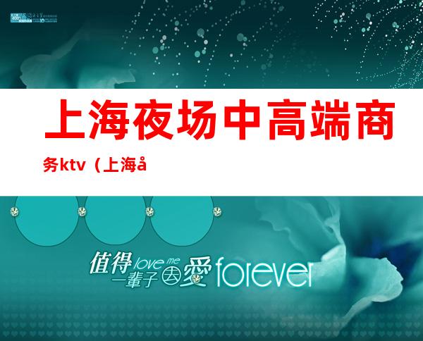 上海夜场中高端商务ktv(上海商务场夜场哪个好)
