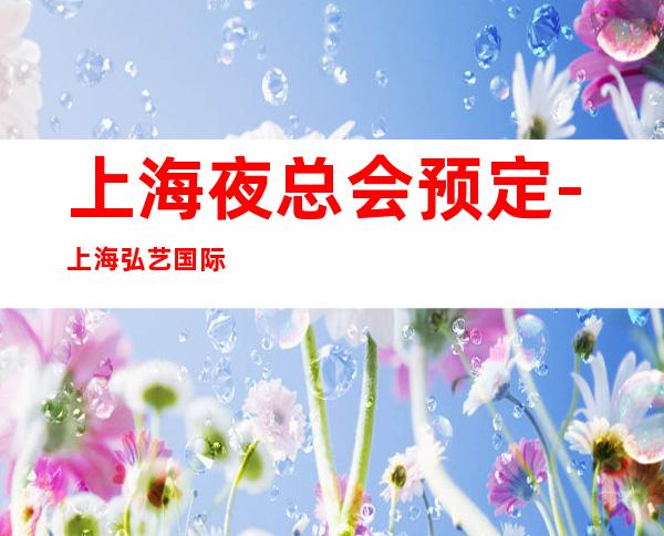 上海夜总会预定-上海弘艺国际娱乐会所KTV