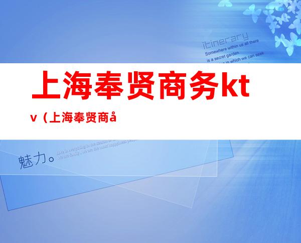 上海奉贤商务ktv(上海奉贤商务KTV)