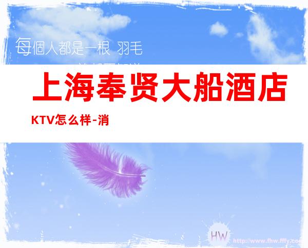 上海奉贤大船酒店KTV怎么样-消费价格-联系方式