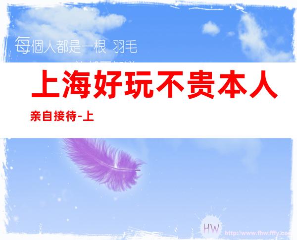 上海好玩不贵本人亲自接待-上海KTV预定咨询