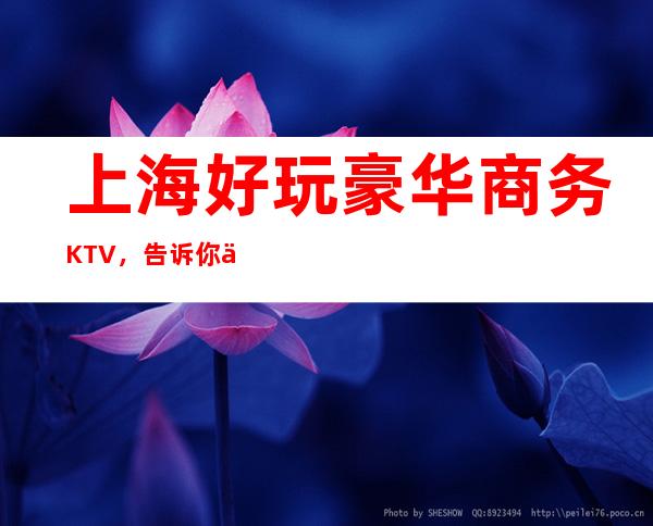 上海好玩豪华商务KTV，告诉你上海有意思的好玩好去处