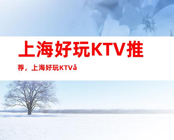 上海好玩KTV推荐，上海好玩KTV哪家质量 好值得体验