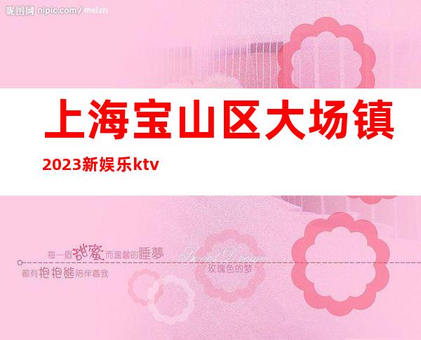 上海宝山区大场镇2023新娱乐ktv负责暖心直招聘员工礼仪