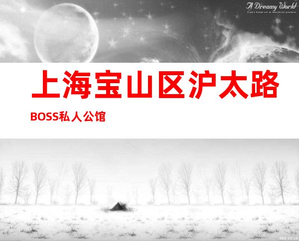 上海宝山区沪太路BOSS私人公馆KTV无需ic卡直接入职上班