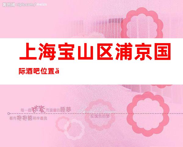 上海宝山区浦京国际酒吧位置/价格-上海酒吧订房信息