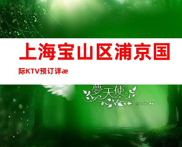 上海宝山区浦京国际KTV预订详情-专业安排