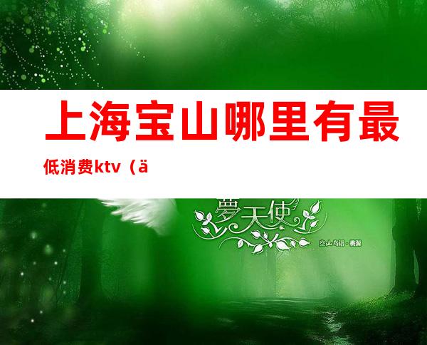 上海宝山哪里有最低消费ktv(上海宝山区消费高吗)