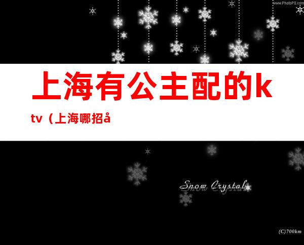 上海有公主配的ktv(上海哪招包房公主)
