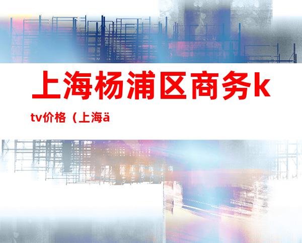 上海杨浦区商务ktv价格(上海便宜的商务ktv)