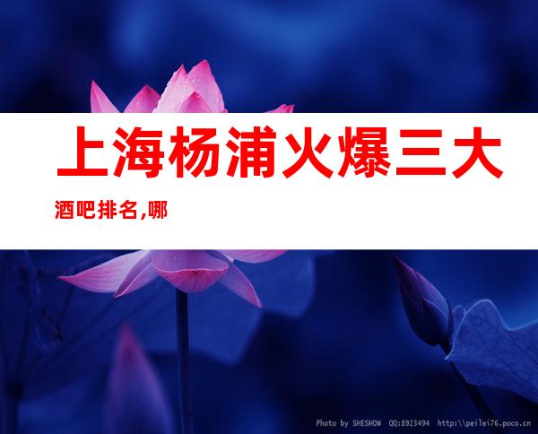 上海杨浦火爆三大酒吧排名,哪个酒吧好玩？