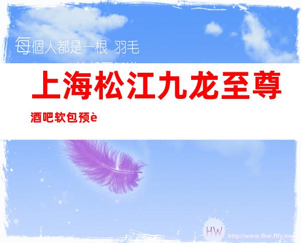 上海松江九龙至尊酒吧软包预订,消费价格,点评攻略