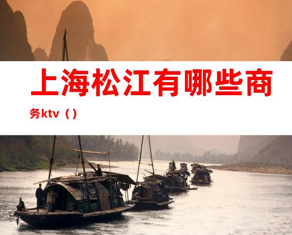 上海松江有哪些商务ktv()