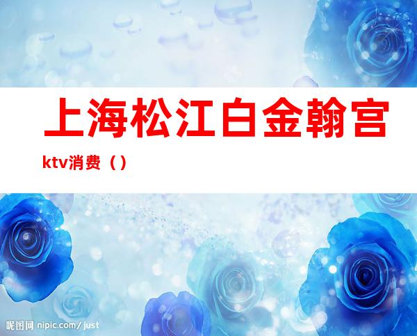 上海松江白金翰宫ktv消费()