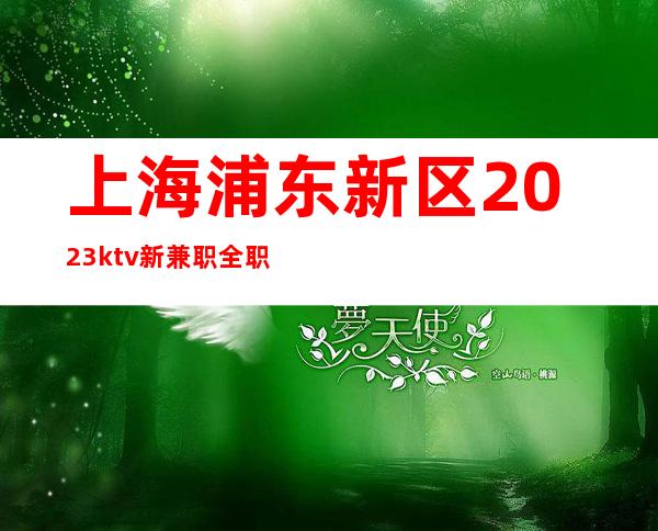 上海浦东新区2023ktv新兼职全职招聘员工礼仪-更高正规娱乐