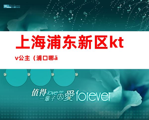 上海浦东新区ktv公主(浦口哪个ktv有公主)