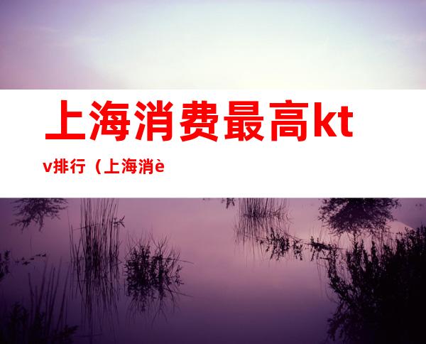 上海消费最高ktv排行（上海消费最高的ktv）