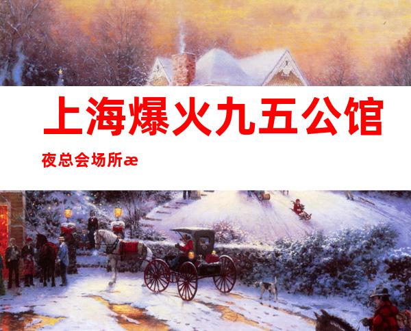 上海爆火九五公馆夜总会场所排名高帮你订台的白富美