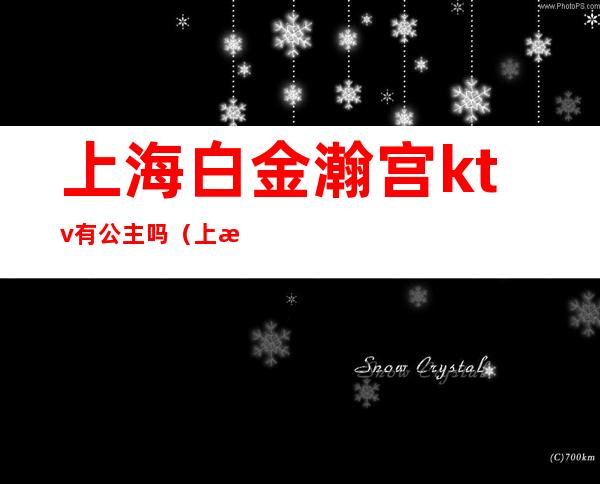 上海白金瀚宫ktv有公主吗(上海徐家汇白金瀚宫ktv)