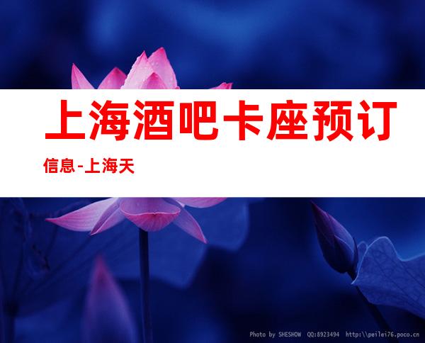 上海酒吧卡座预订信息-上海天上人间酒吧预订信息