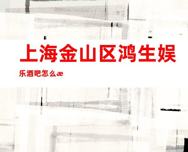 上海金山区鸿生娱乐酒吧怎么消费,包间价格,预订好玩吗？