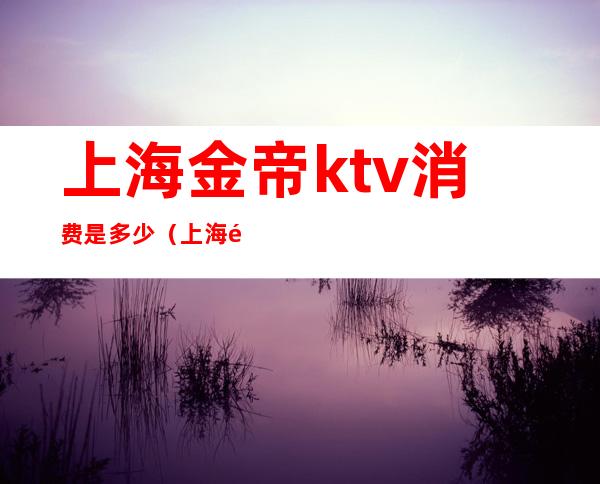 上海金帝ktv消费是多少(上海金殿汇KTV怎么样)