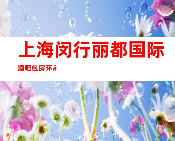 上海闵行丽都国际酒吧包房环境-消费价位-咨询预订