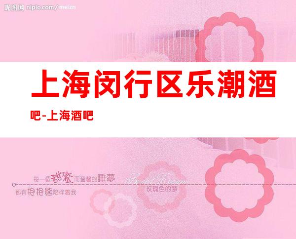 上海闵行区乐潮酒吧-上海酒吧预定