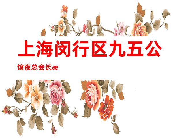 上海闵行区九五公馆夜总会长期招聘安全保护带你夜总会闯荡